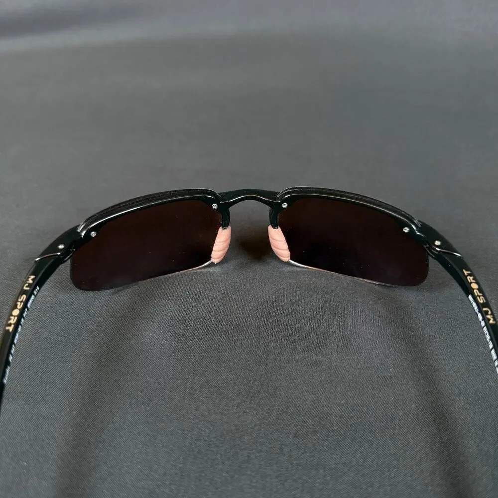 Maui Jim MJ-409-02 61 15-130 Black Sunglasses Made in Japan Only Frame